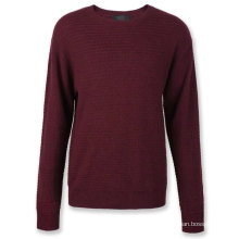 Mens wool sweater round neck sweater man long sleeve basic sweater